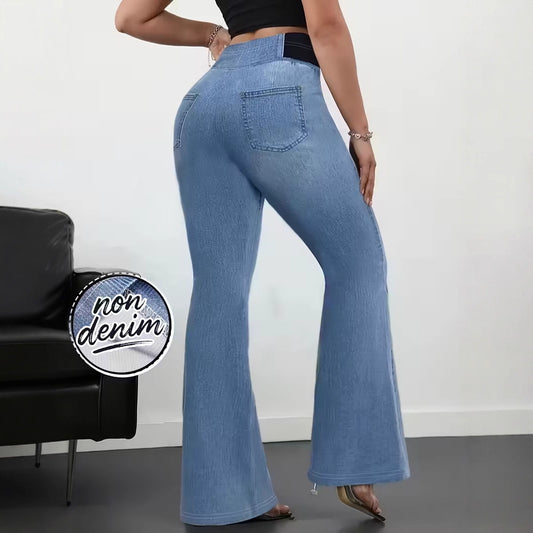 Pantalon slim à taille élastique