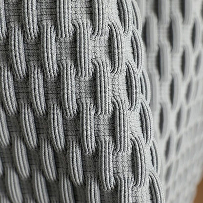 Jupe plissée élégante taille haute en maille