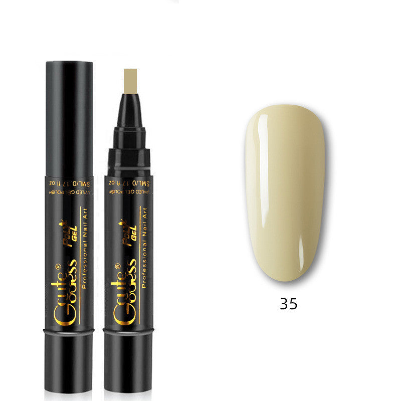 3 In 1 Nail Glue Pen  One-step Glue Phototherapy Plastic Nail Magnet Pen French Water Ripple Cat Eye Strong Magnet Pen DIY Manicure Tool Pen