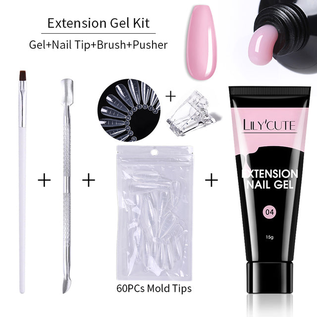 Kit d'extension d'ongle de 15 ml