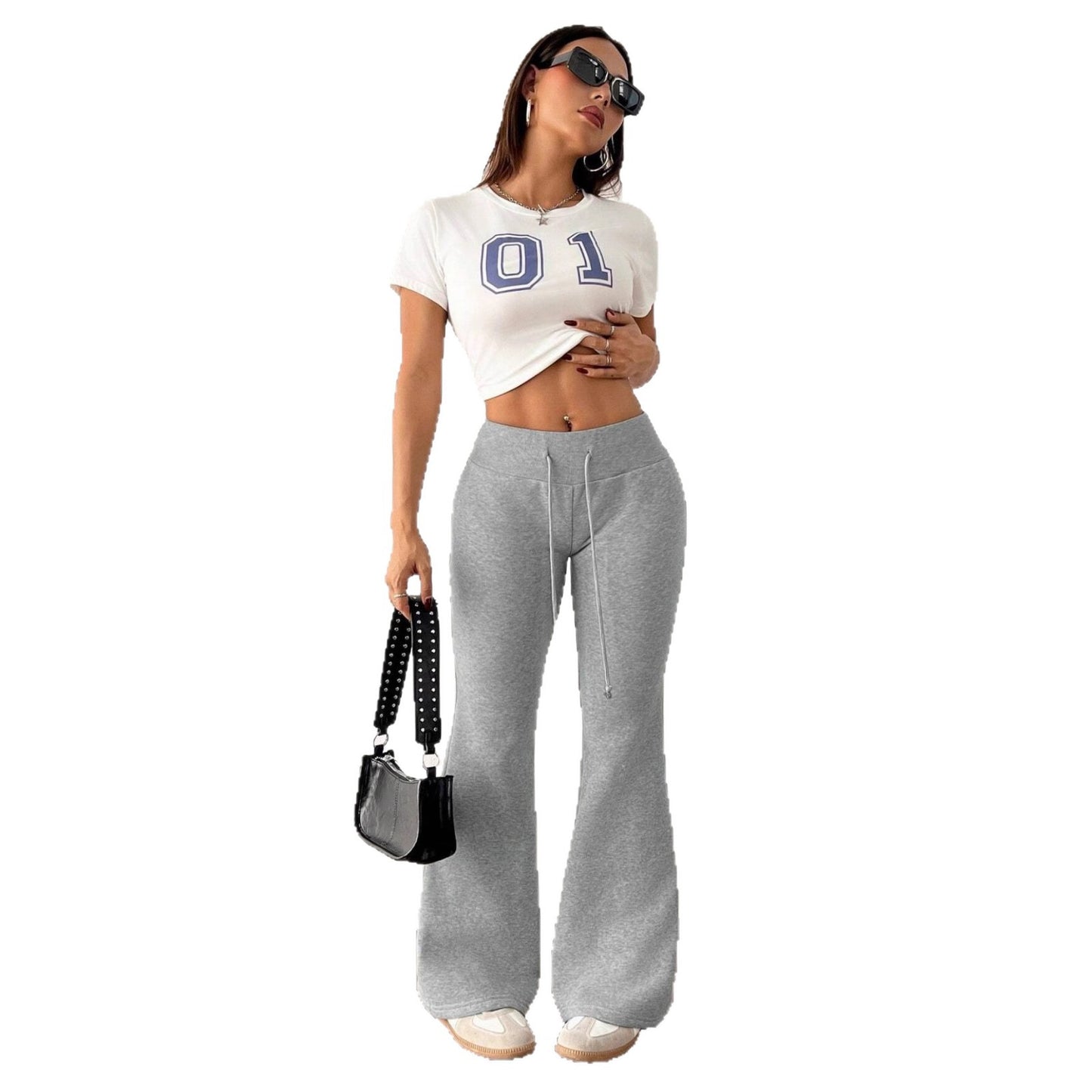 Pantalon de survêtement rembourré en polaire