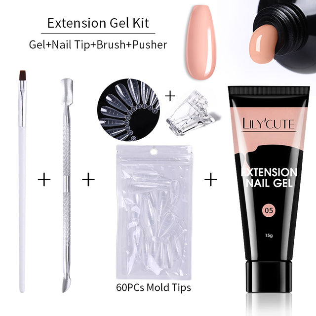 Kit d'extension d'ongle de 15 ml