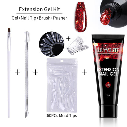 Kit d'extension d'ongle de 15 ml