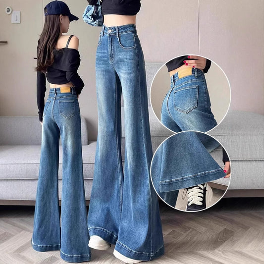 Women's Narrow Wide-leg Skinny Jeans