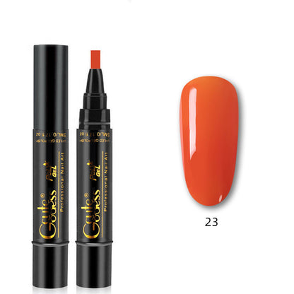 3 In 1 Nail Glue Pen  One-step Glue Phototherapy Plastic Nail Magnet Pen French Water Ripple Cat Eye Strong Magnet Pen DIY Manicure Tool Pen