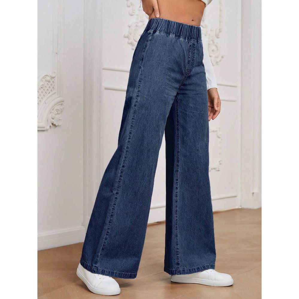 Jeans à jambes larges hétérosexuels mode hétérosexuelle pantalon de style de rue confortable pour femmes