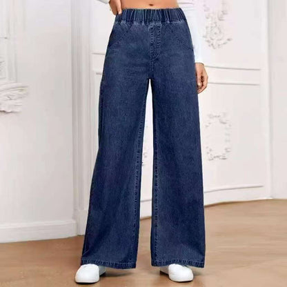 Jeans à jambes larges hétérosexuels mode hétérosexuelle pantalon de style de rue confortable pour femmes